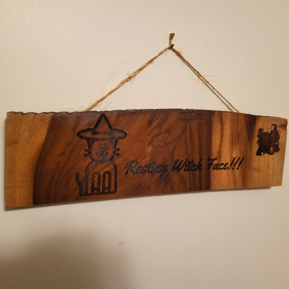Handmade Rainbow Poplar wood sign - Picture 1 of 2